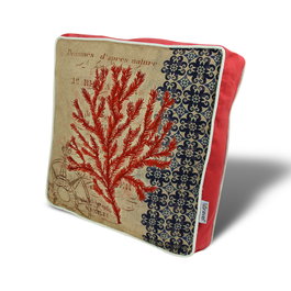 Aberto Design Cojín YM1004 Multicolor 42 x 42 cm